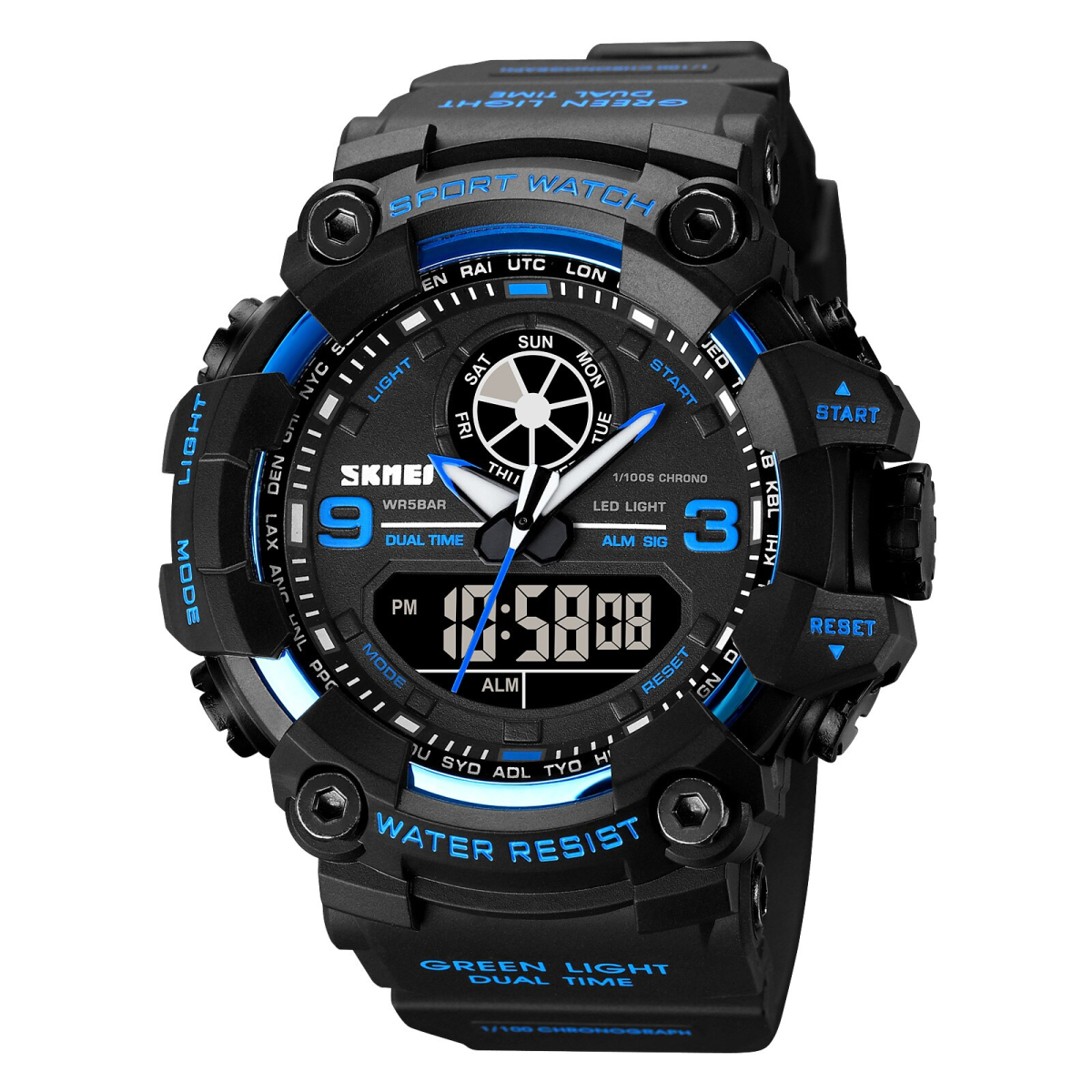 Skmei 1818 Black-Blue. SALE
