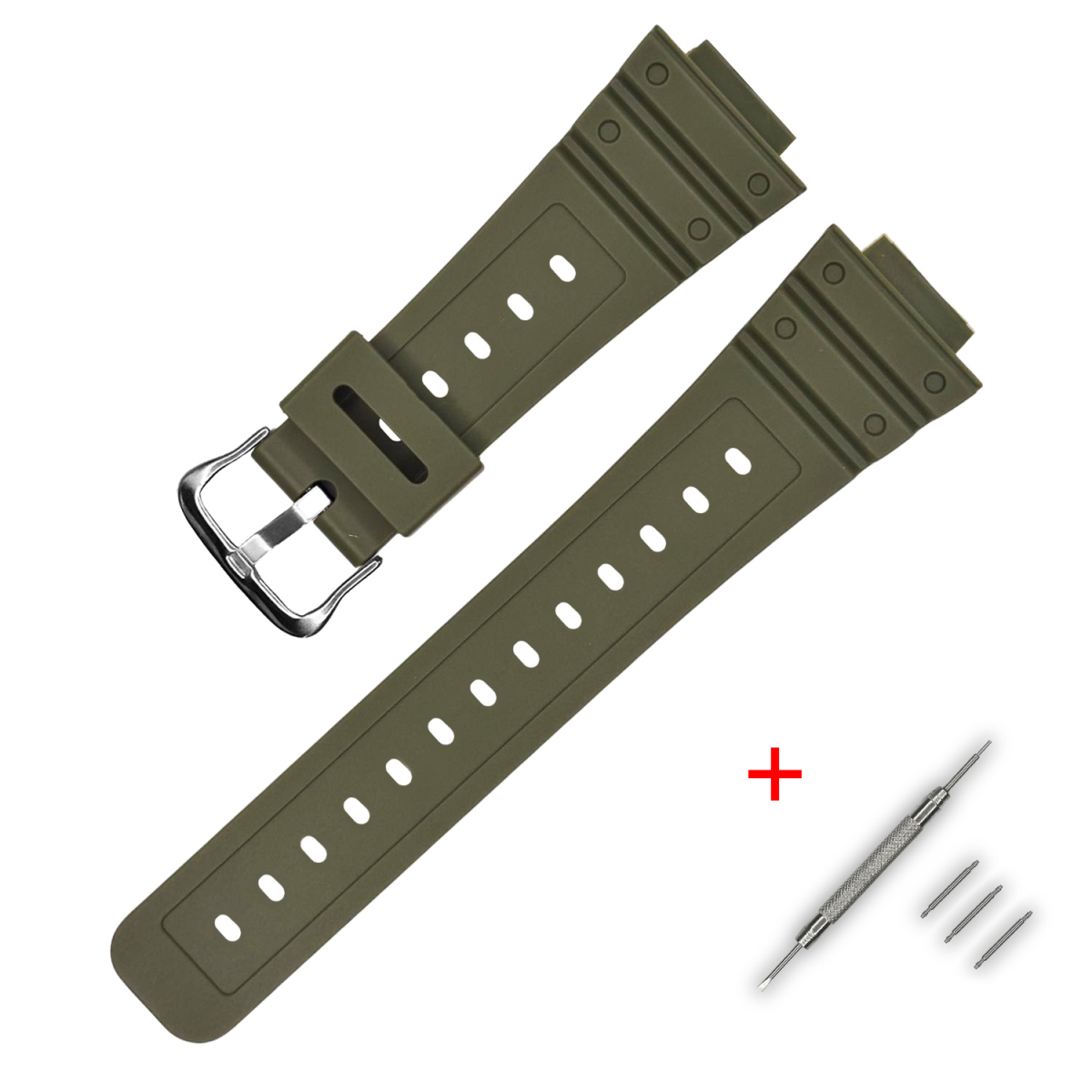 Ремінець для Casio G-Shock DW-5600 Army Green SI