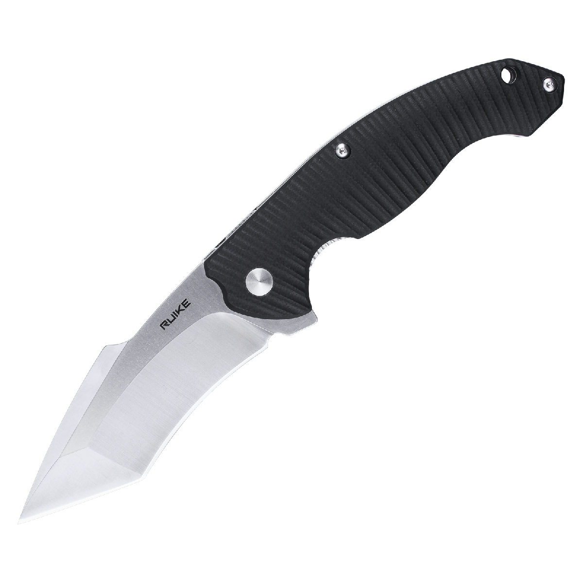 Ніж складаний туристичний Ruike P851-B, (8.9 см) 14C28N / G10 чорний