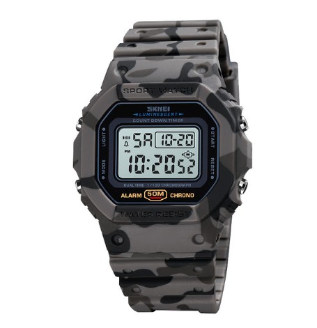 Чоловічий годинник Skmei 1628CMGY Camo gray