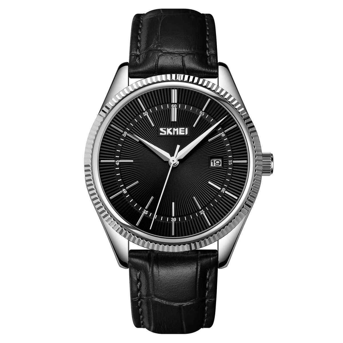 Чоловічий годинник Skmei 9298SIBKBK Silver Black-Black