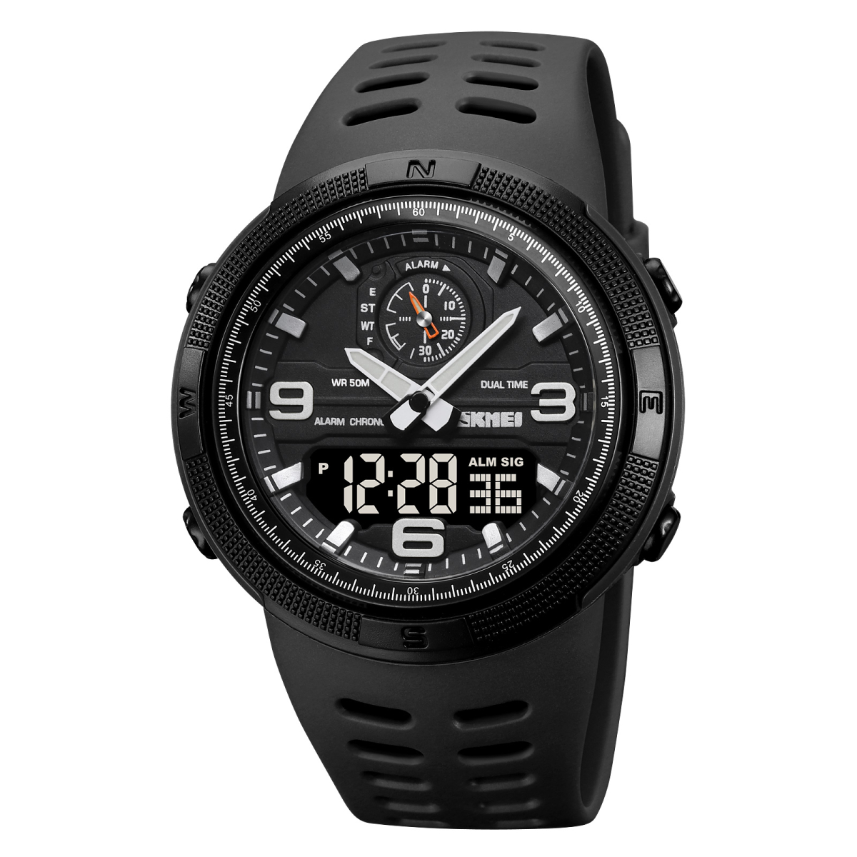 Чоловічий годинник Skmei 1655BKBK Black