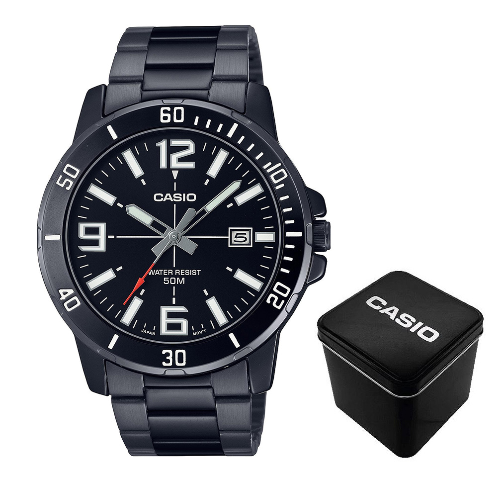 Чоловічий годинник Casio MTP-VD01B-1B