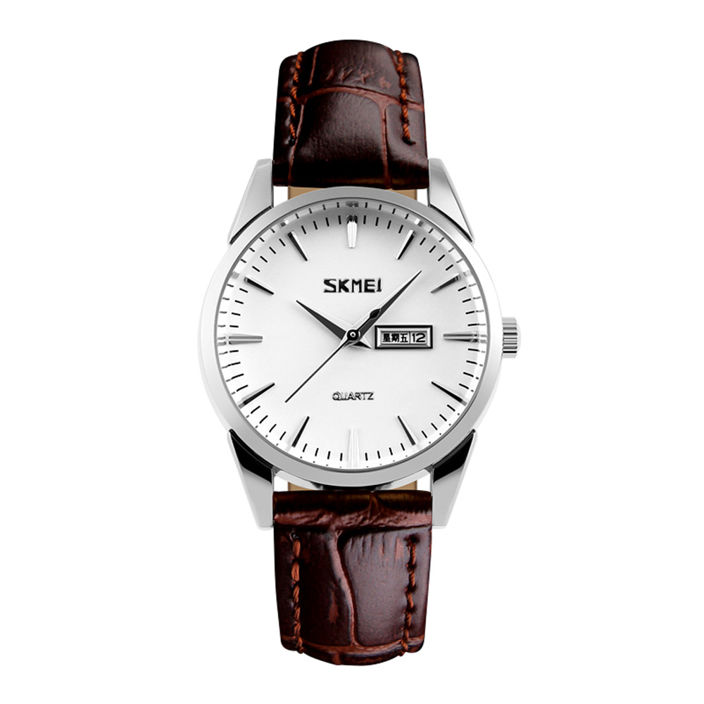 Жіночий годинник Skmei 9073SIWT-S Silver-White lady