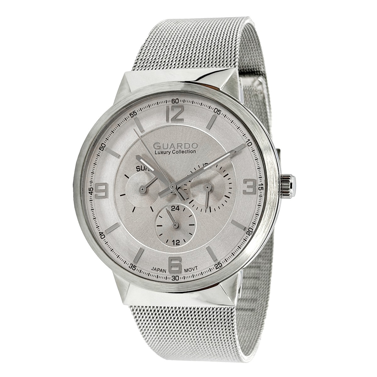 Чоловічий годинник GUARDO S1626-2-VX3JE