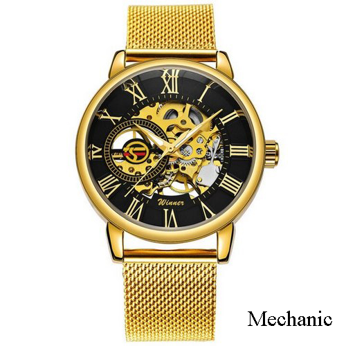 Forsining 8099M Gold-Black Mesh STOPPED