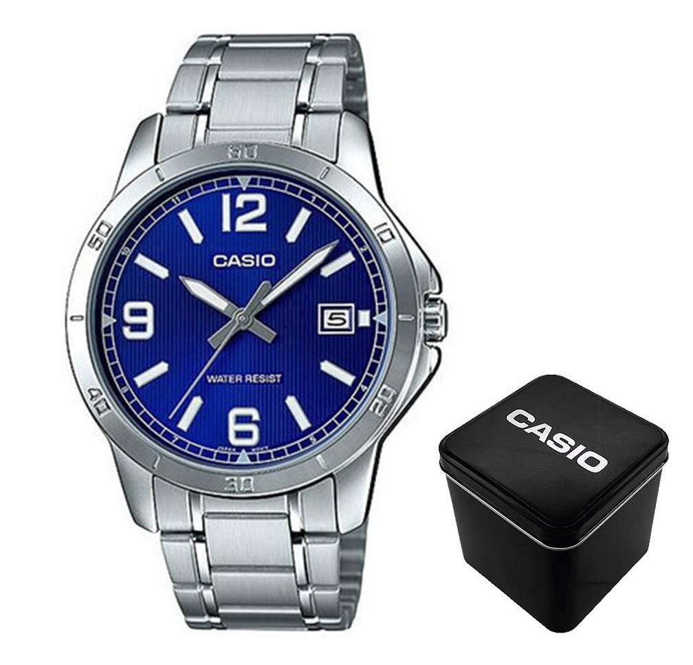 Чоловічий годинник Casio MTP-V004D-2B
