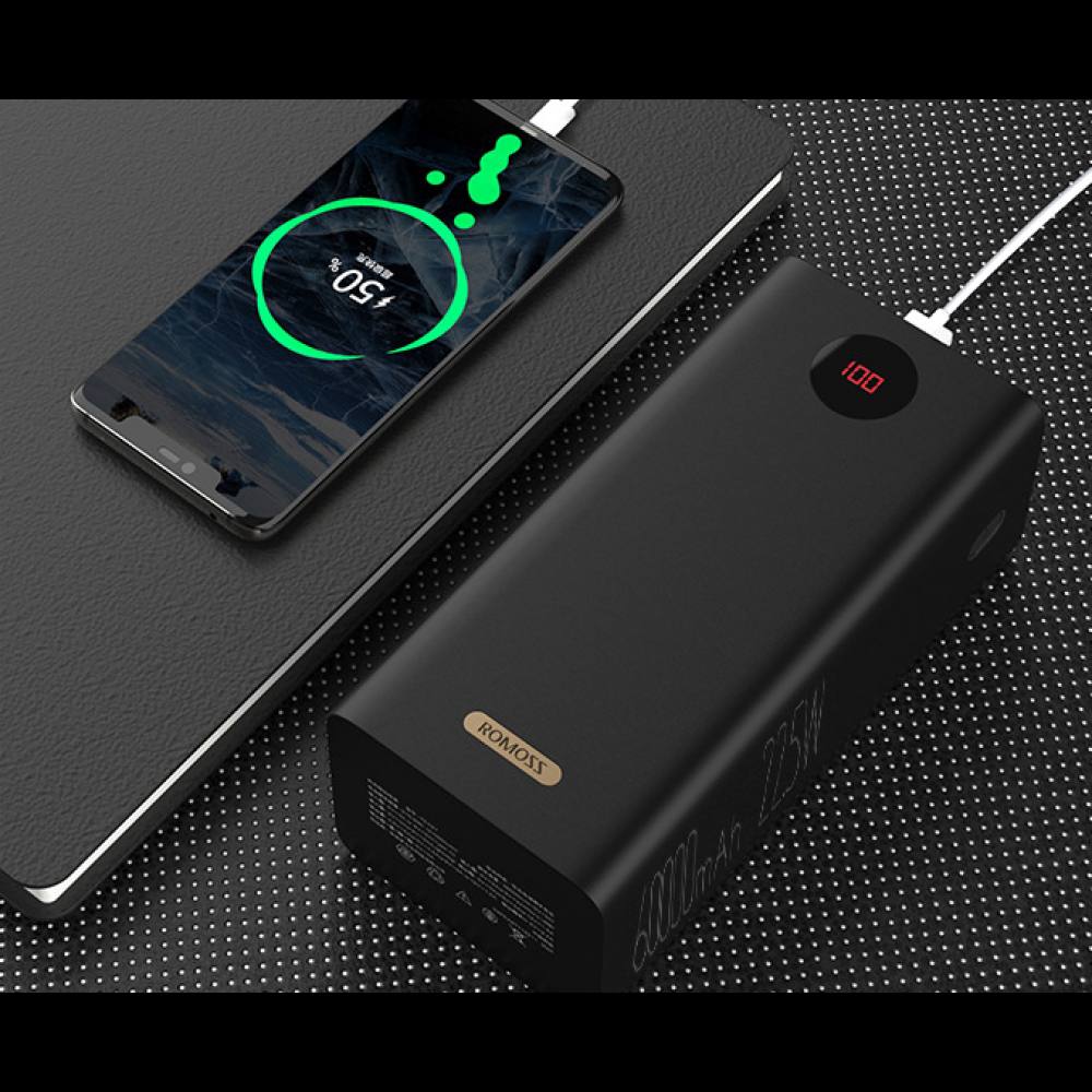 Павер Банк Power Bank Romoss PEA57 22.5W 60000mAh Black - Зображення 7