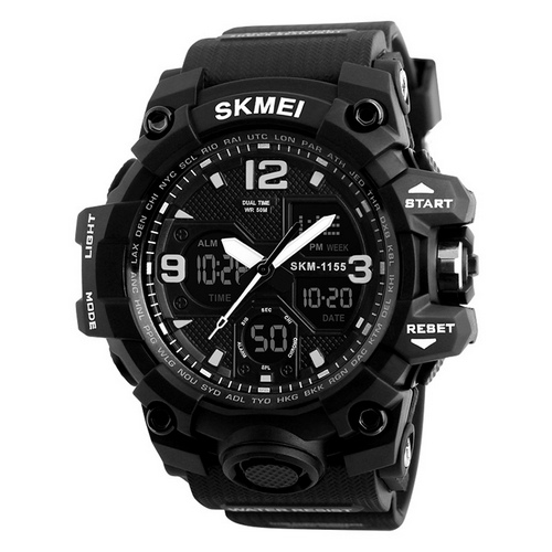 Чоловічий годинник Skmei 1155 Black