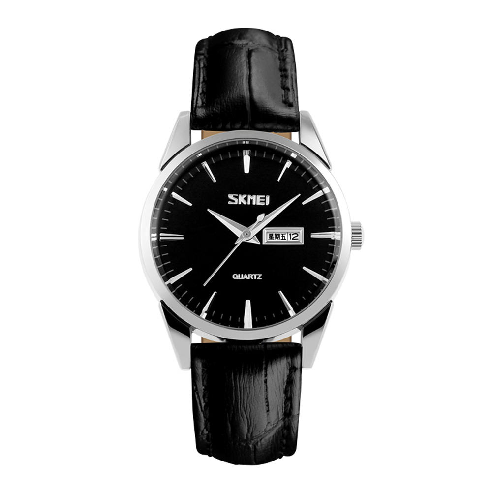 Жіночий годинник Skmei 9073SIBK-S Silver-Black lady