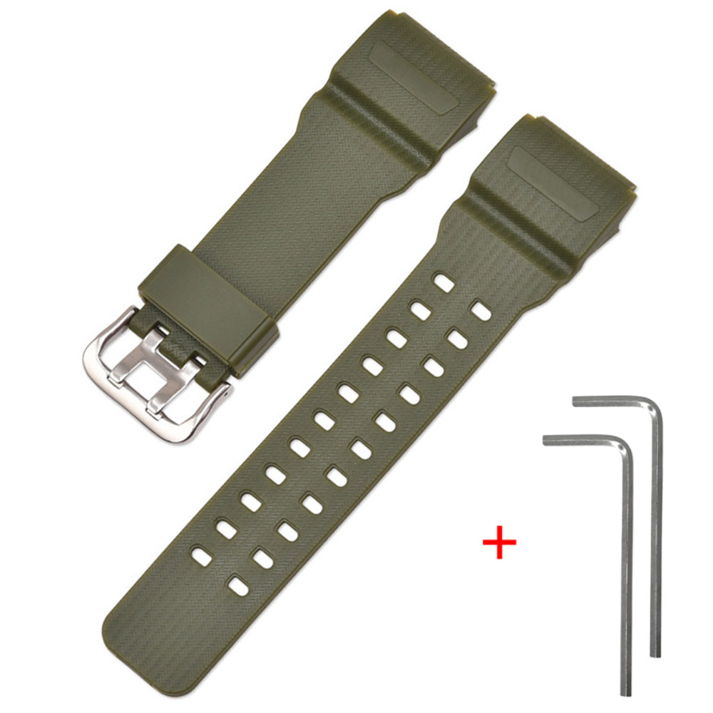 Ремінець для Casio G-Shock GG-1000/GWG-100/GSG-100 Army Green SI