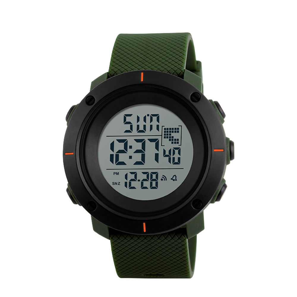 Чоловічий годинник Skmei 1213AG Black-Military Wristband
