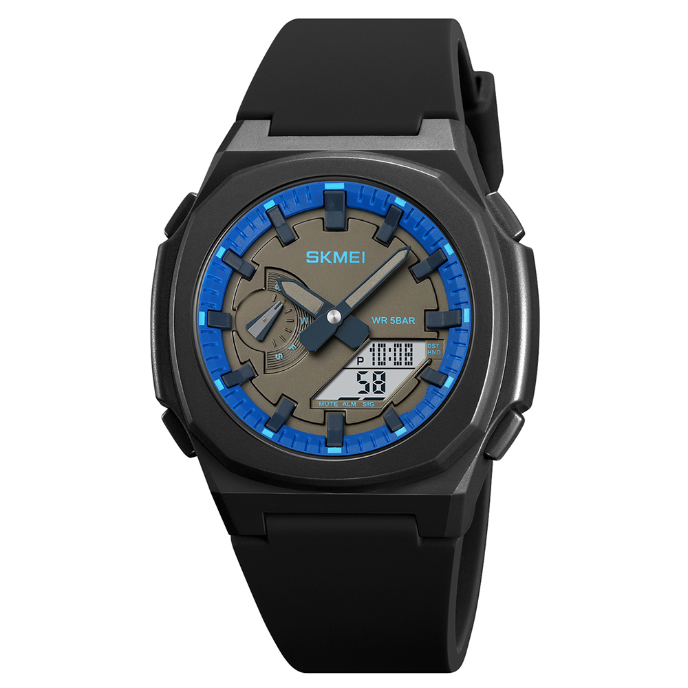 Чоловічий годинник Skmei 2091BKBUWT Black-Blue-White