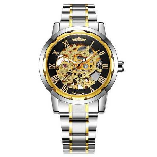 Winner 8012 Automatic Silver-Black-Gold