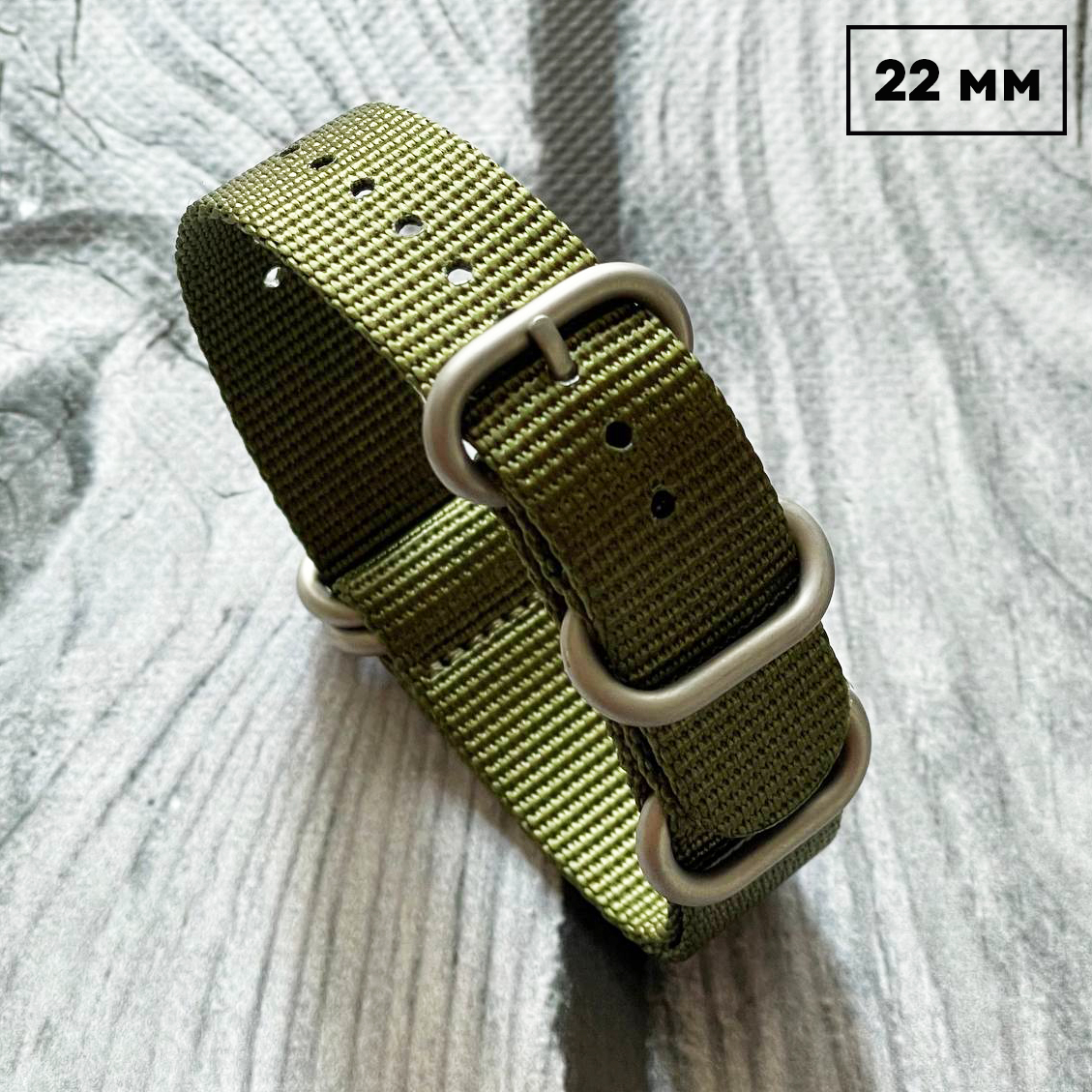 Ремешок Nato Green 22 мм