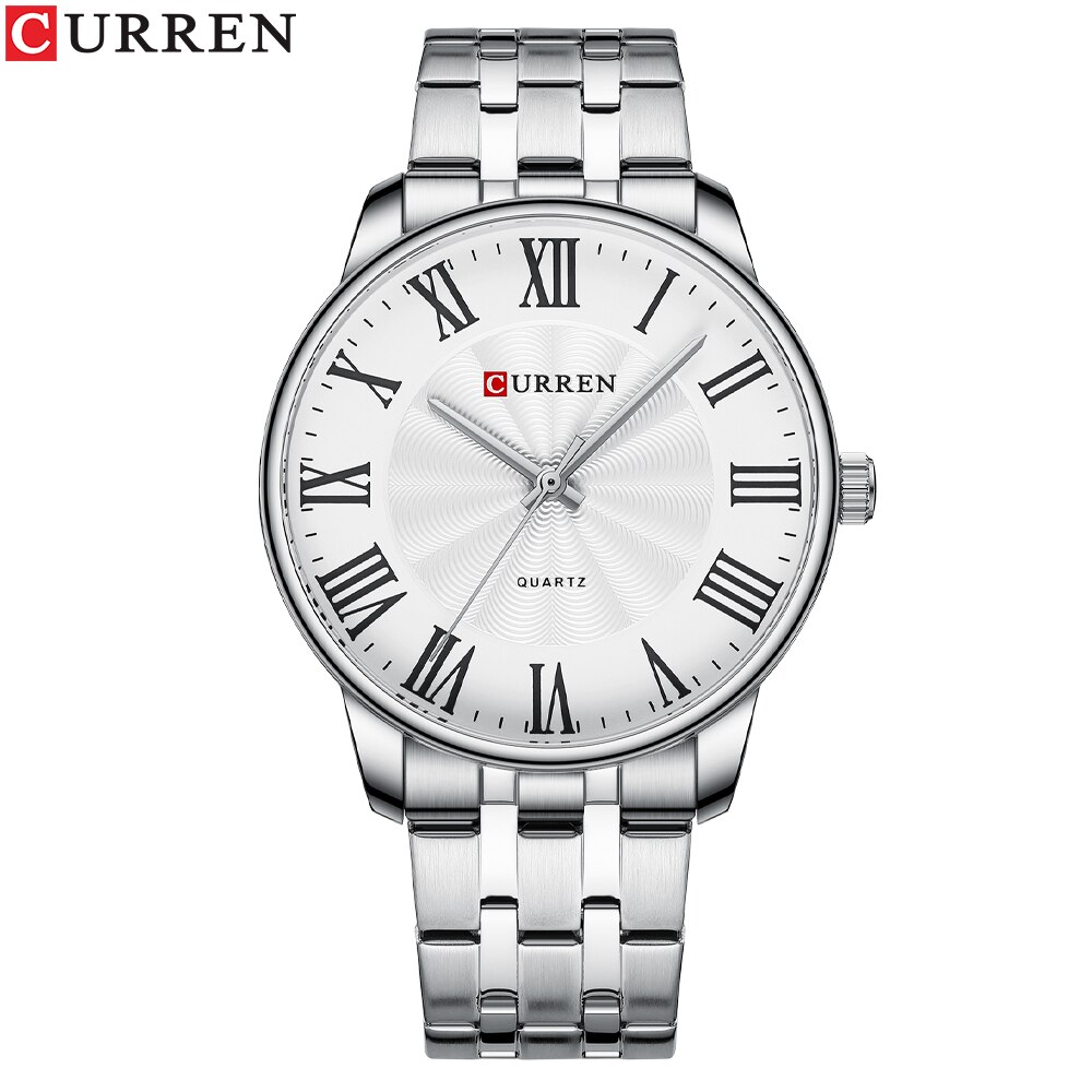 Чоловічий годинник Curren 8422 Silver-White