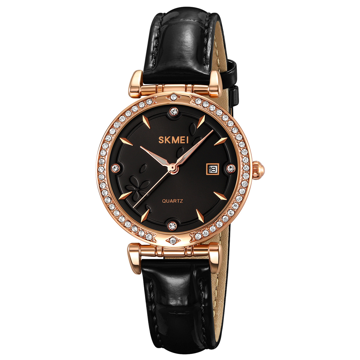 Класичний жіночий годинник Skmei 2169RGBK Rose Gold-Black
