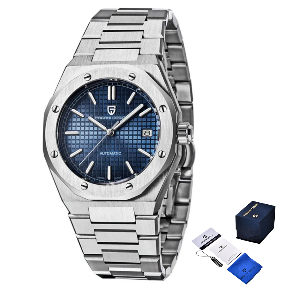 Чоловічий годинник Pagani Design PD-1673 Silver-Blue
