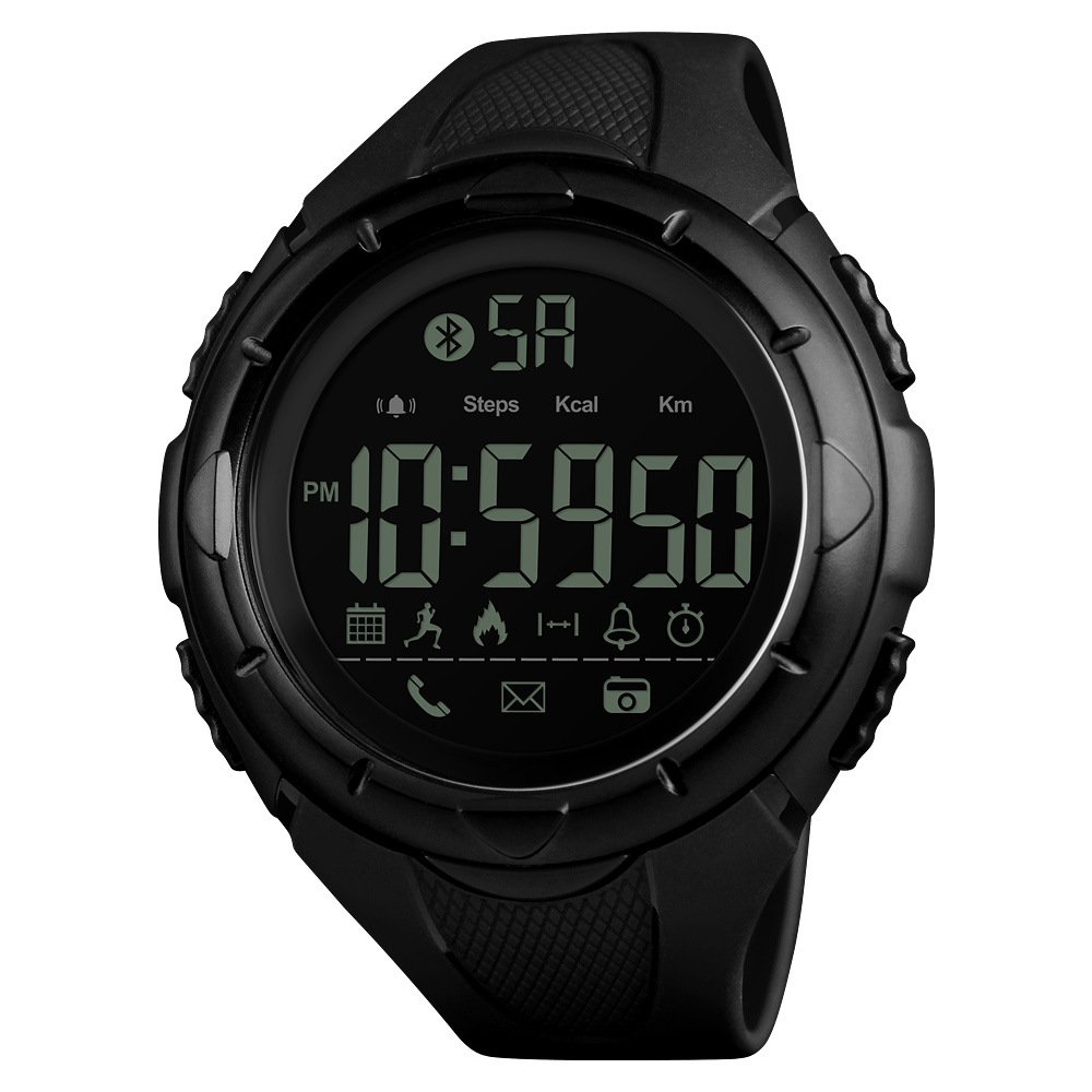 Чоловічий годинник Skmei 1326BK Black Smart Watch