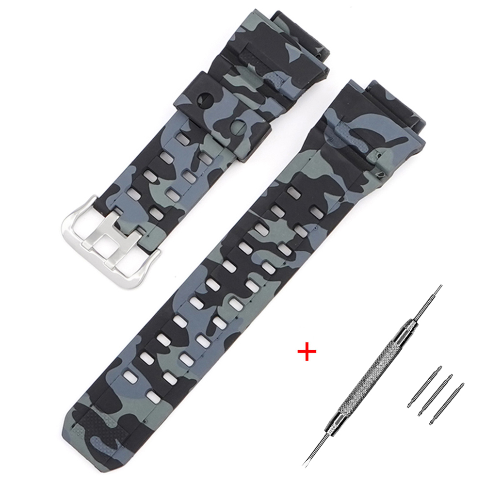 Ремінець для Casio G-Shock GW-9400/9300 Camo Black SI