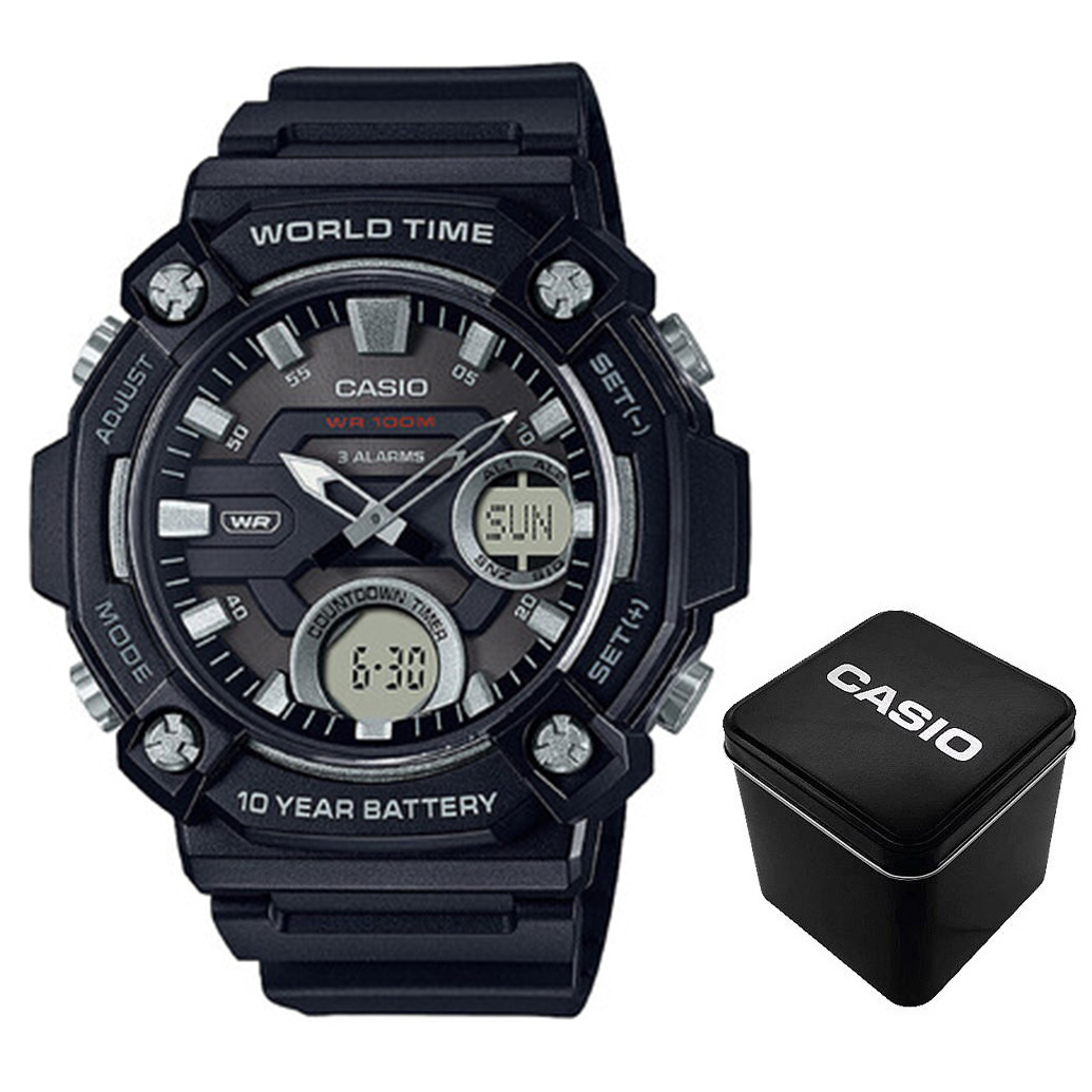 Чоловічий годинник Casio AEQ-120W-1A