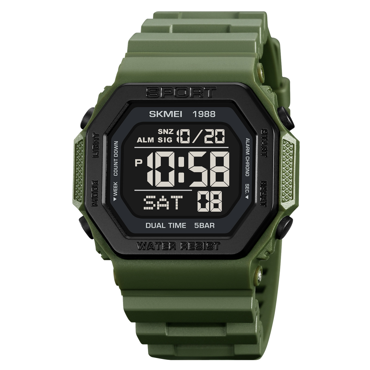 Чоловічий годинник Skmei 1988AG Army-Green