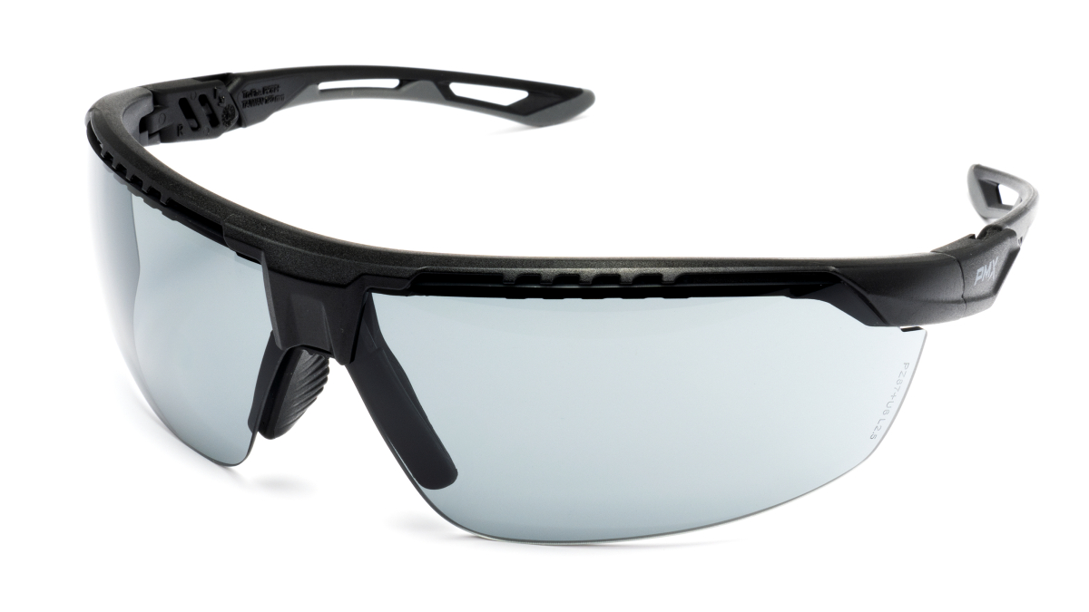 Захисні окуляри Pyramex Truflex (gray) Anti-Fog, cірі в чорно-сірій оправі