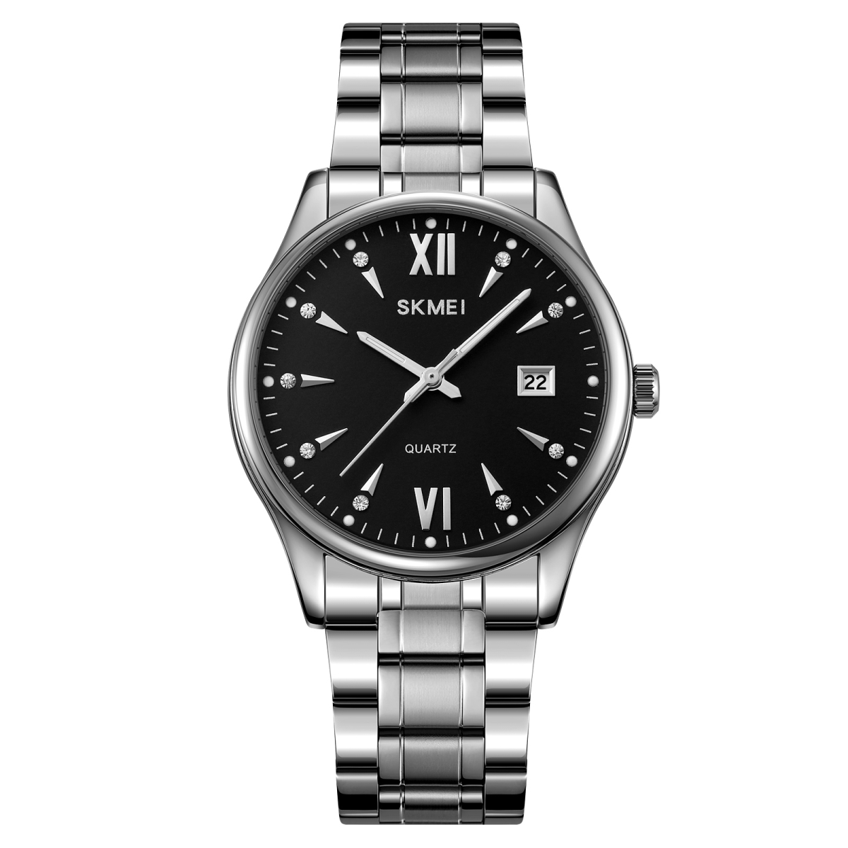 Чоловічий годинник Skmei 2158SIBK Silver-Black