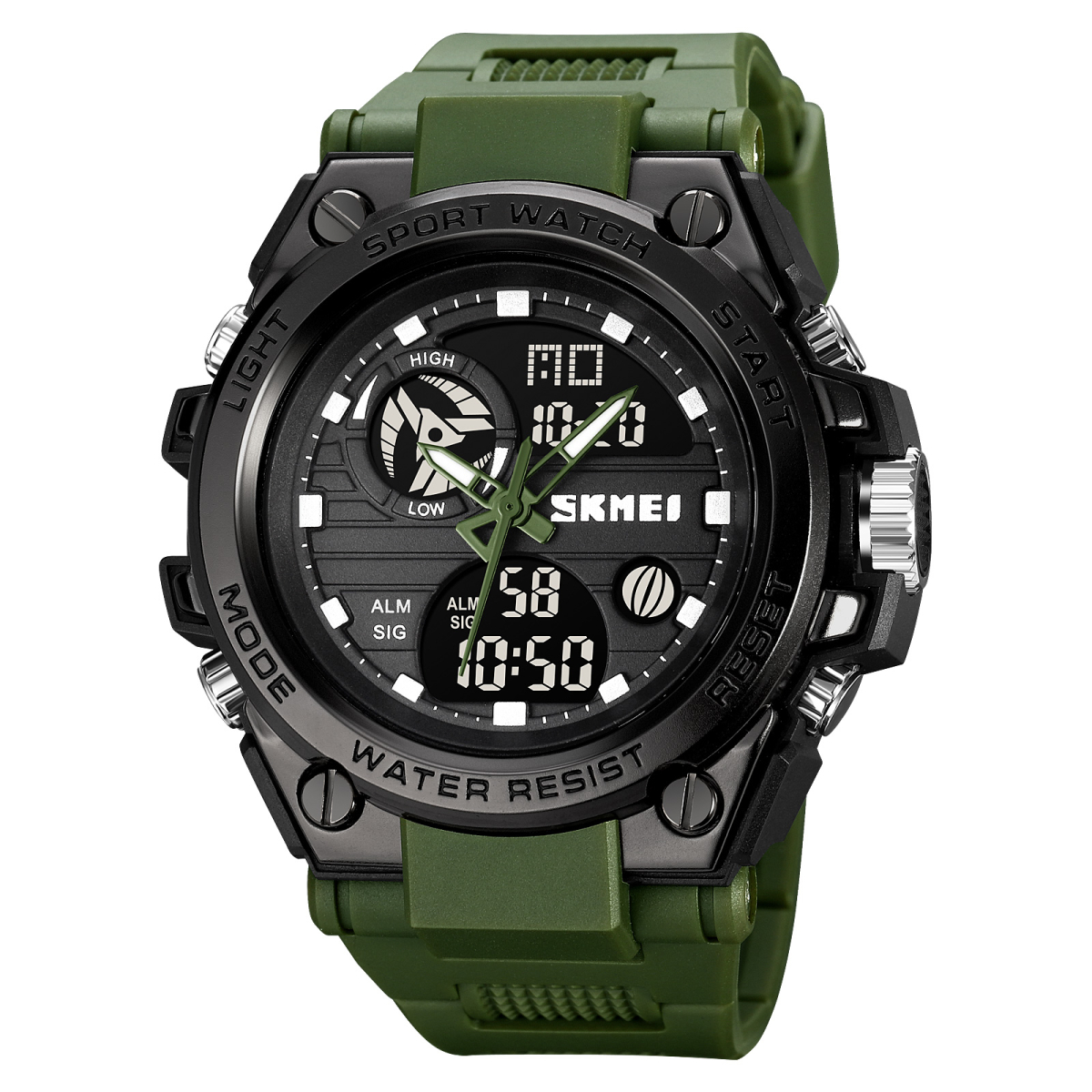 Чоловічий годинник Skmei 2031AG Army Green