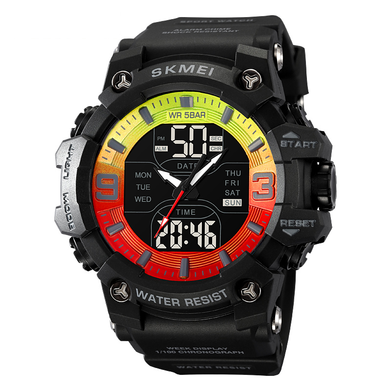 Skmei 2222BKCL Black-Colorful