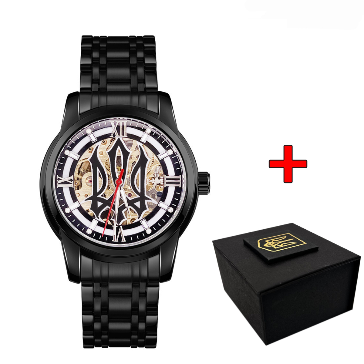 Класичний чоловічий годинник Awarder 025 Sharp All Black