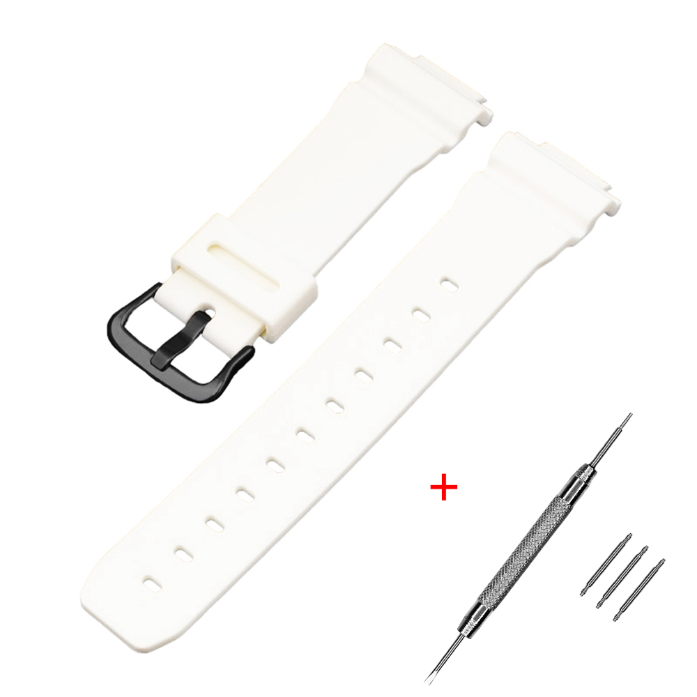 Ремінець для Casio G-Shock DW-6900 White BK