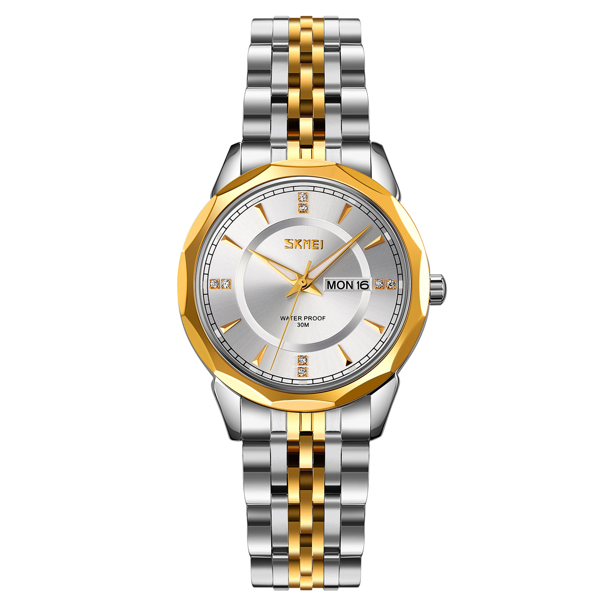 Жіночий годинник Skmei 9264TGDSI Silver/Gold-Silver