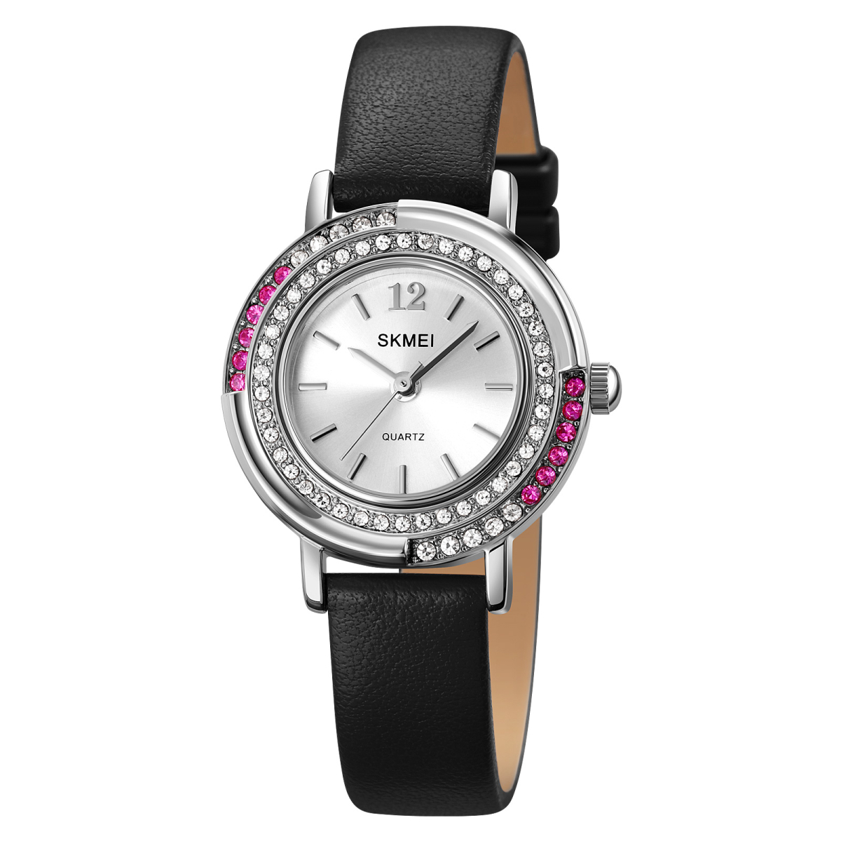 Жіночий годинник Skmei 1855SIBK Silver-Black