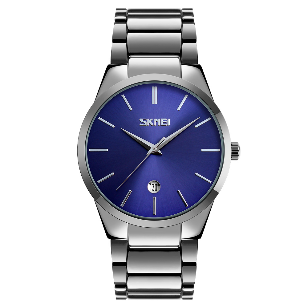 Чоловічий годинник Skmei 9140SIBU Silver-Blue