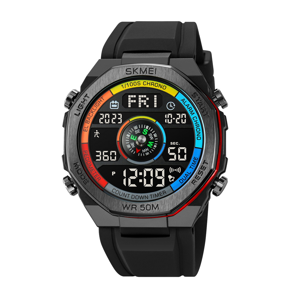 Чоловічий годинник Skmei 2209CLRD Colorful-Red