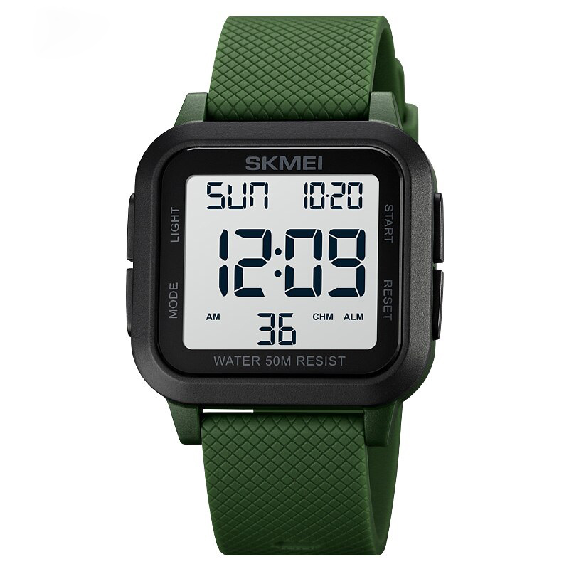 Чоловічий годинник Skmei 1894 Black-Military Wristband