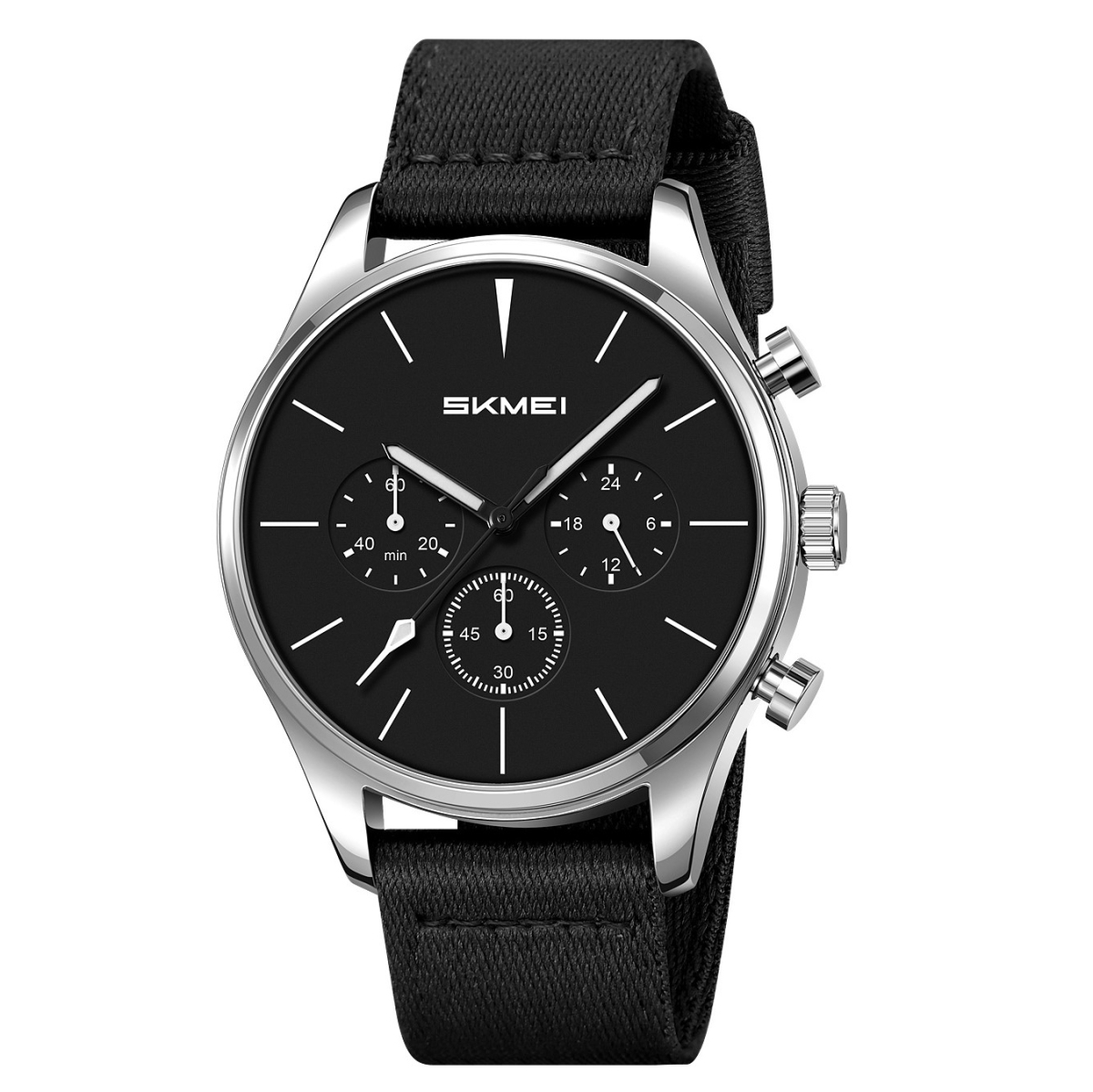 Спортивний чоловічий годинник Skmei 2367SIBK Silver-Black