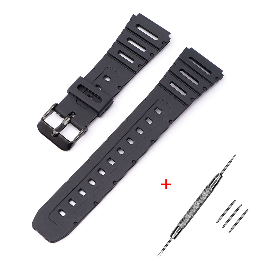 Ремінець для Casio F91W 18mm Black BK