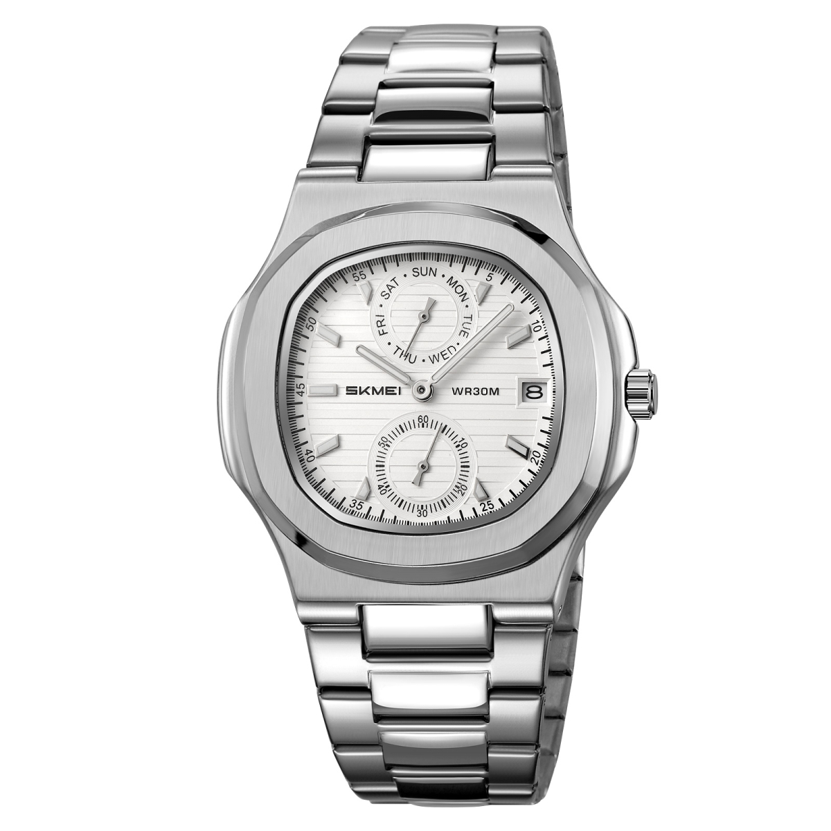 Класичний чоловічий годинник Skmei 2423SISI Silver