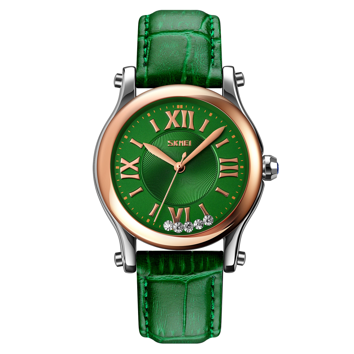 Класичний жіночий годинник Skmei 9265GN Green