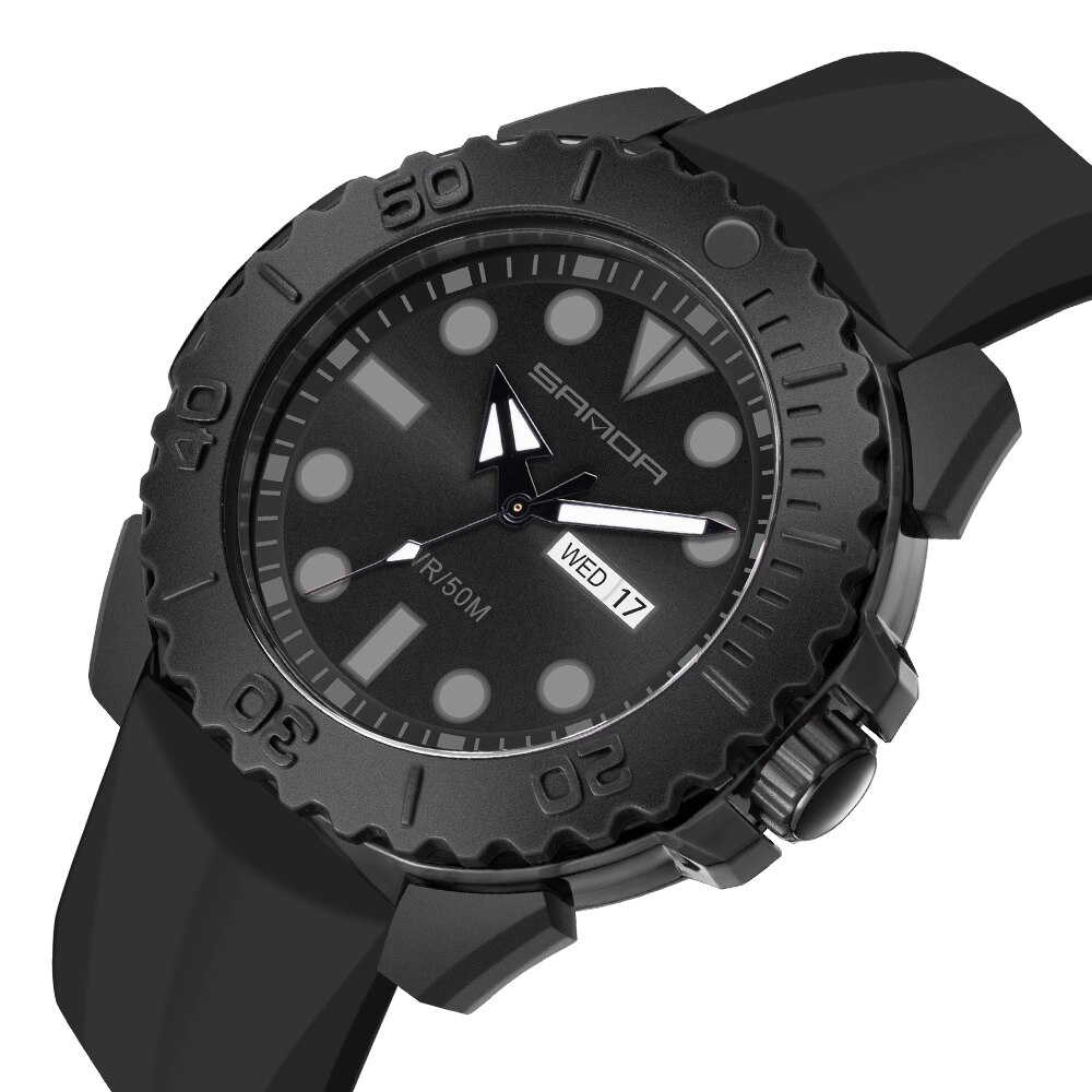 Чоловічий годинник Sanda 3118 All Black
