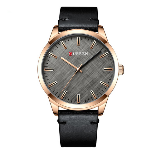 Чоловічий годинник Curren 8386 Black-Gold-Gray
