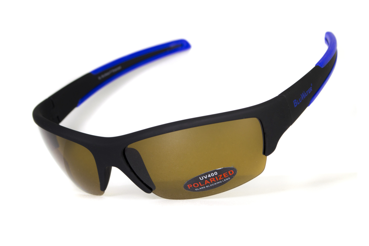 Окуляри поляризаційні BluWater Daytona-2 Polarized (brown), гідрофобні коричневі лінзи (Repelon™)