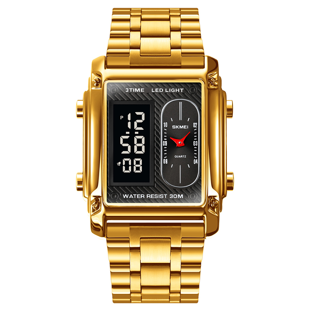 Чоловічий годинник Skmei 1868SGD Gold