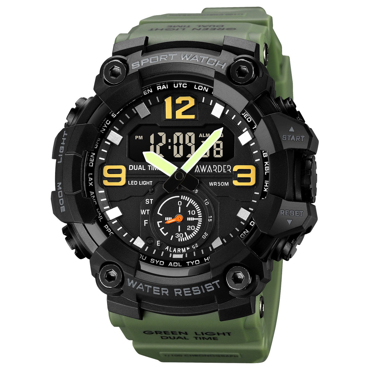 Чоловічий годинник Awarder 003 Army Green