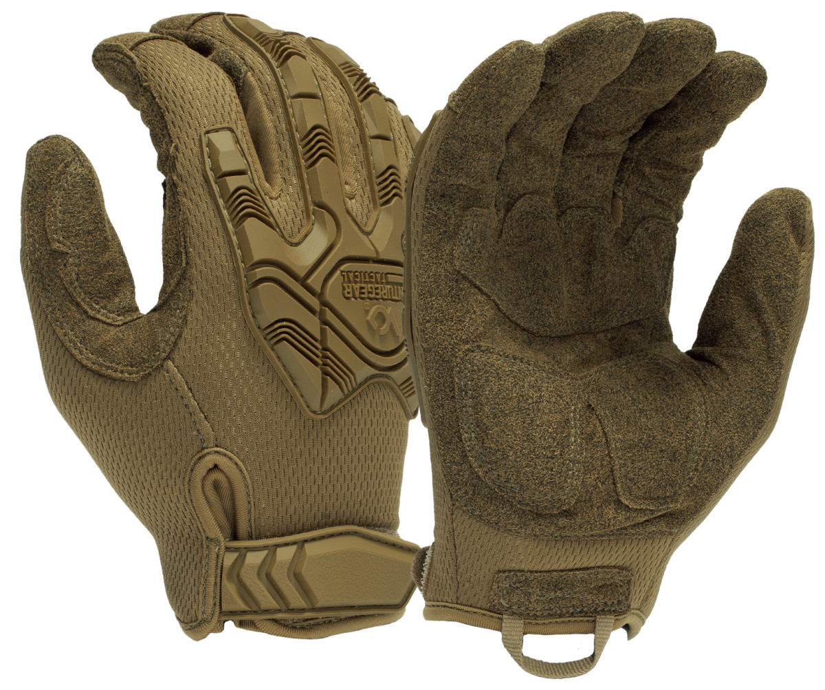 Тактичні рукавиці протиударні Venture Gear Tactical VGTG40 Heavy-Duty Impact Operator, пісочні, розмір XL (10)