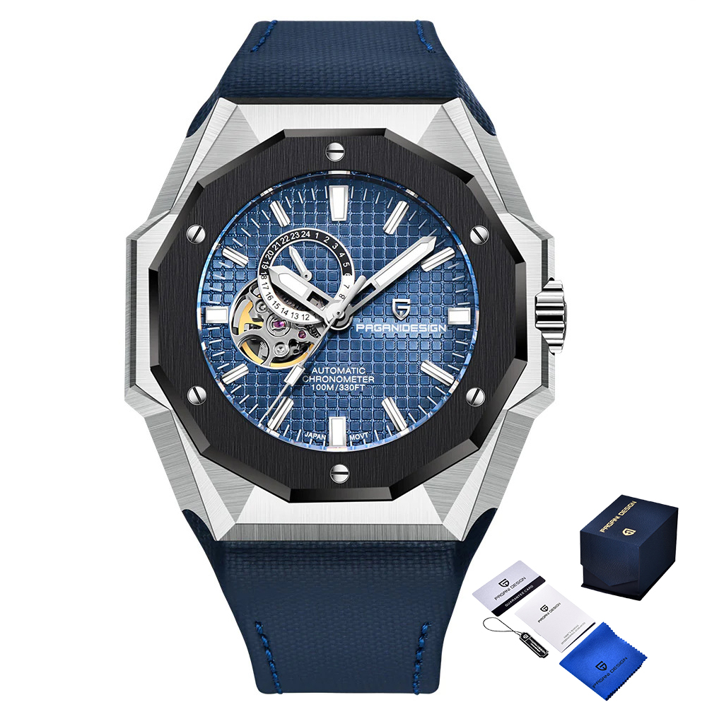 Чоловічий годинник Pagani Design PD-YS010 Silver-Blue