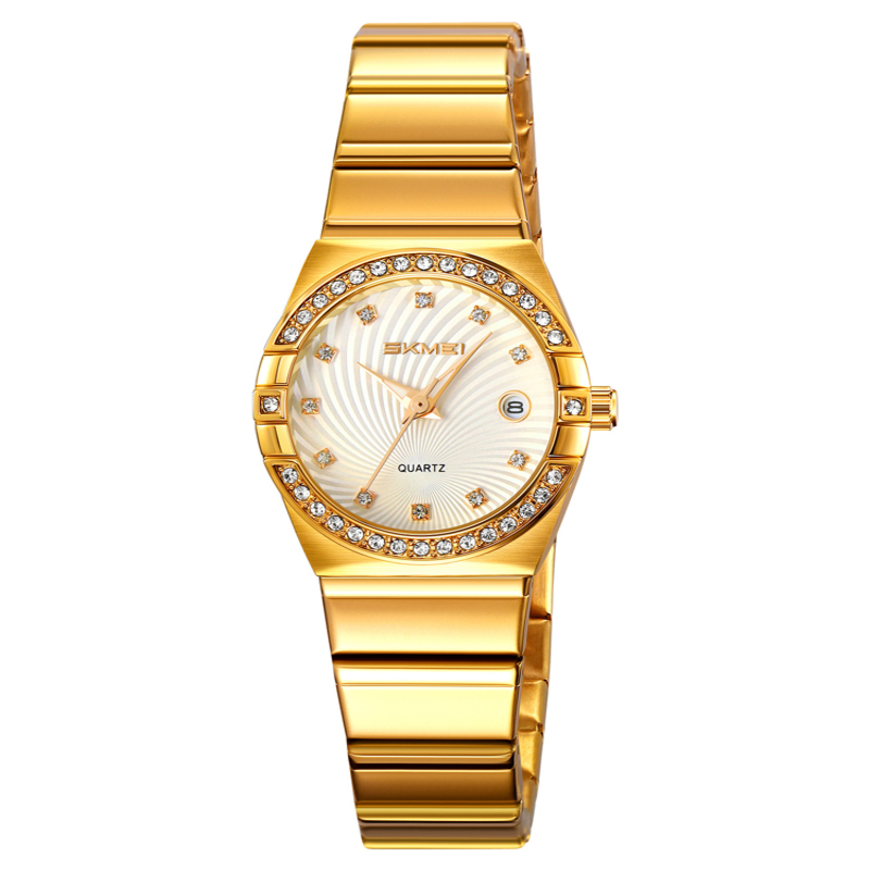 Жіночий класичний годинник Skmei 2342GD Gold