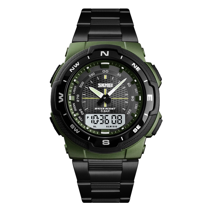Чоловічий годинник Skmei 1370AG Army Green